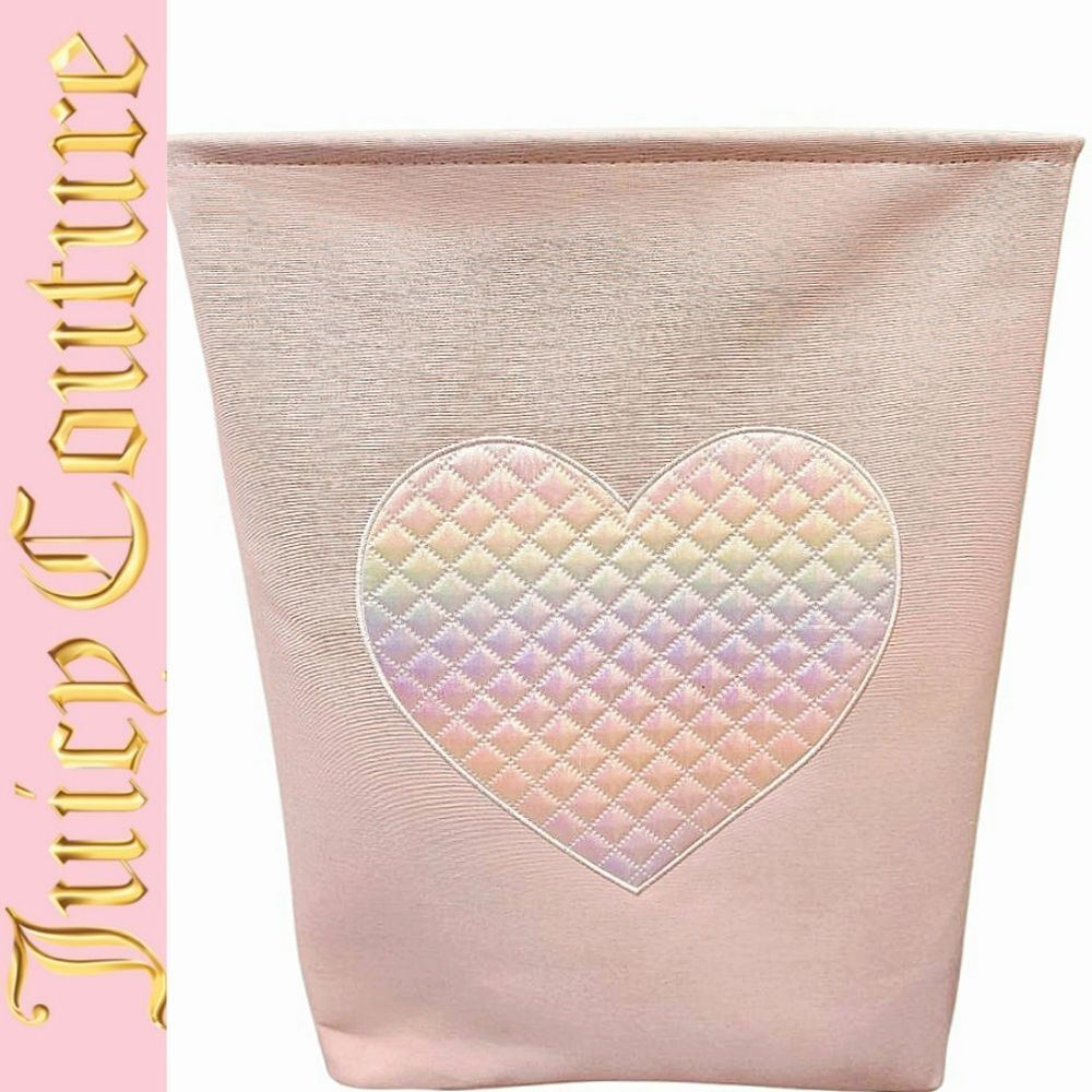 Juicy Couture Home Iridescent Ombre Heart Laundry Basket